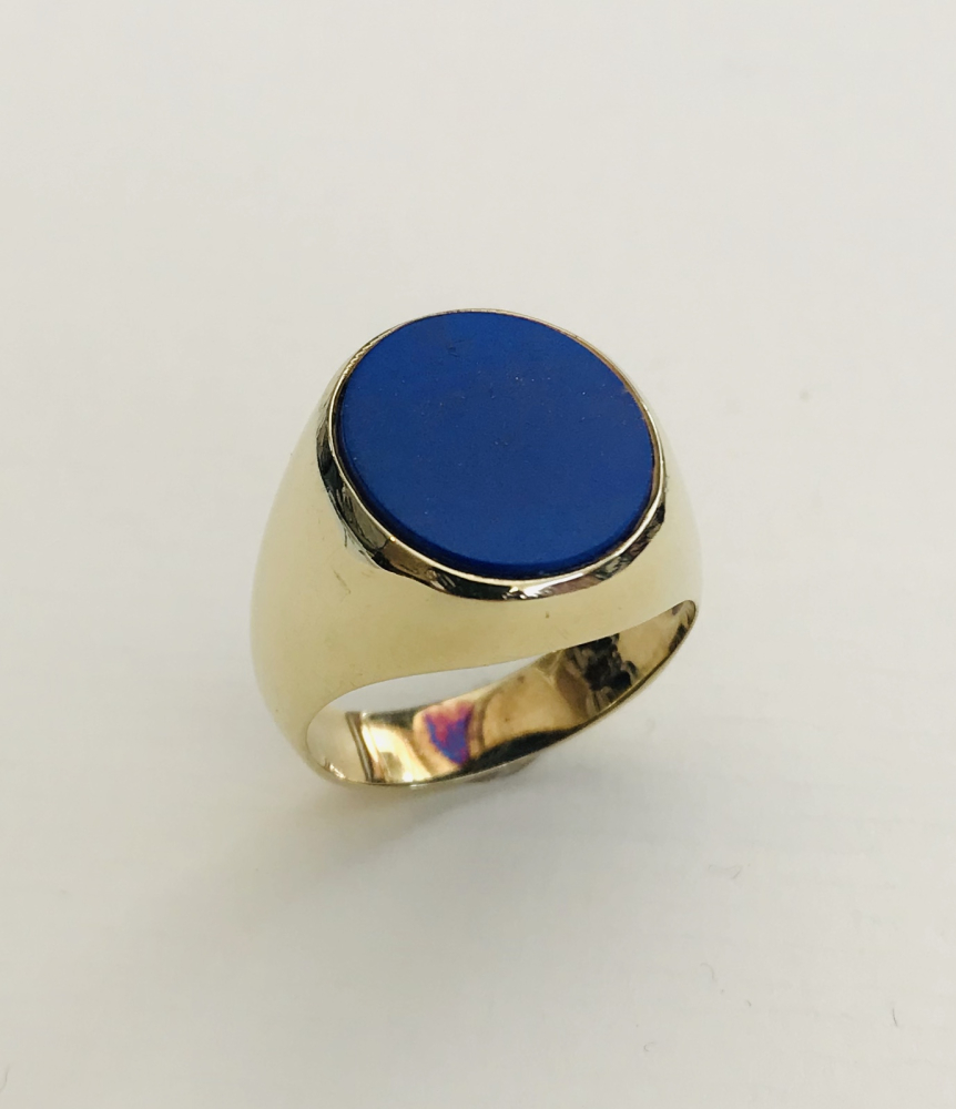 Lapis Siegelring 585 GG